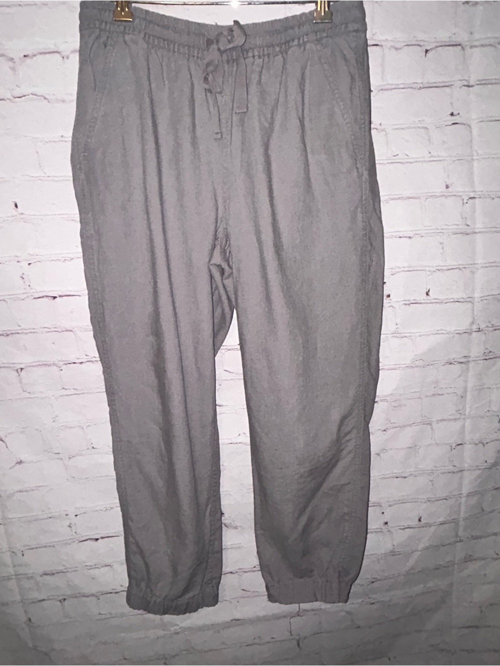Point Sur J. Crew linen blend joggers size 6